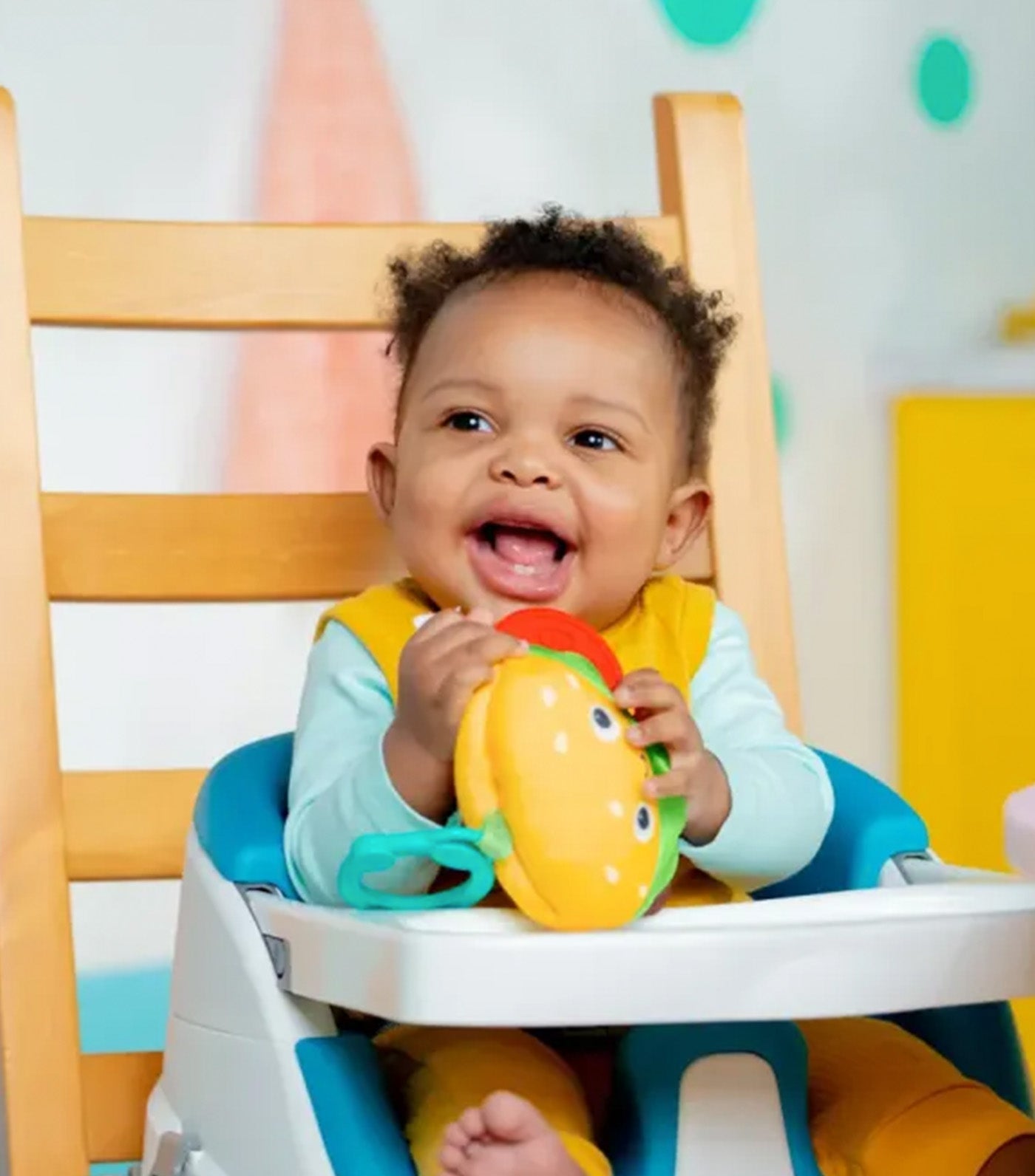 Say Cheeseburger Plush Teether