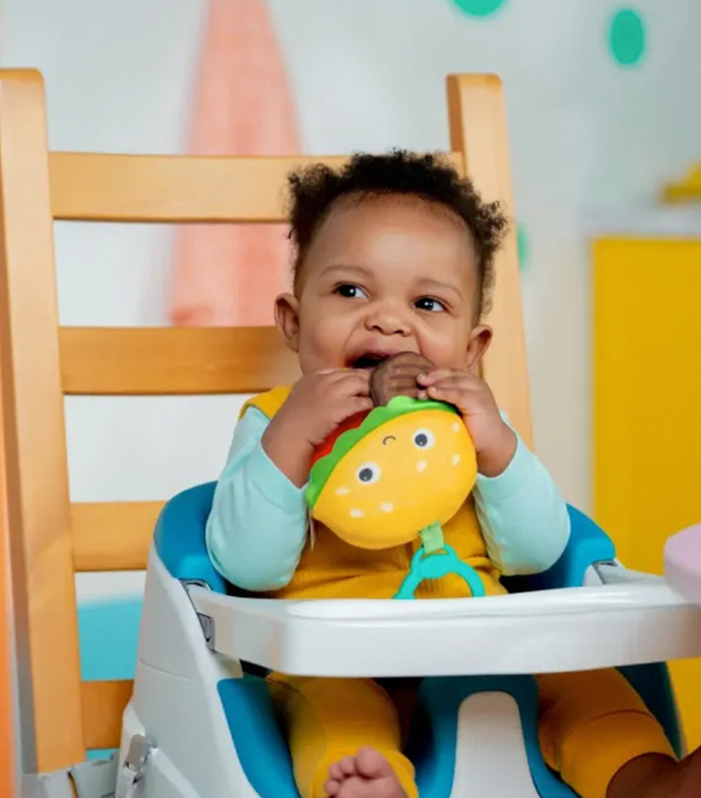 Say Cheeseburger Plush Teether