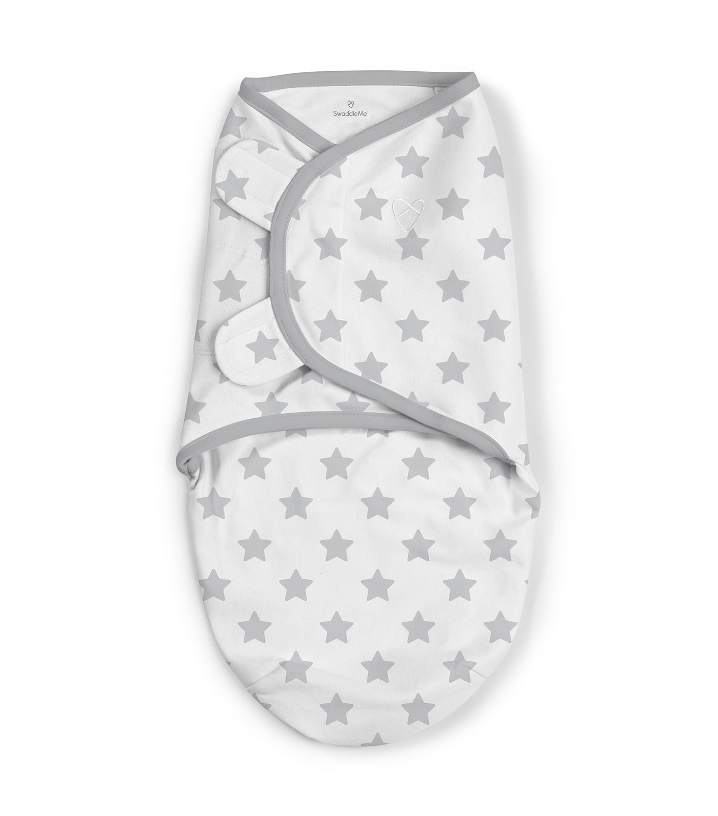 SwaddleMe® Original Swaddle Gray Star Small