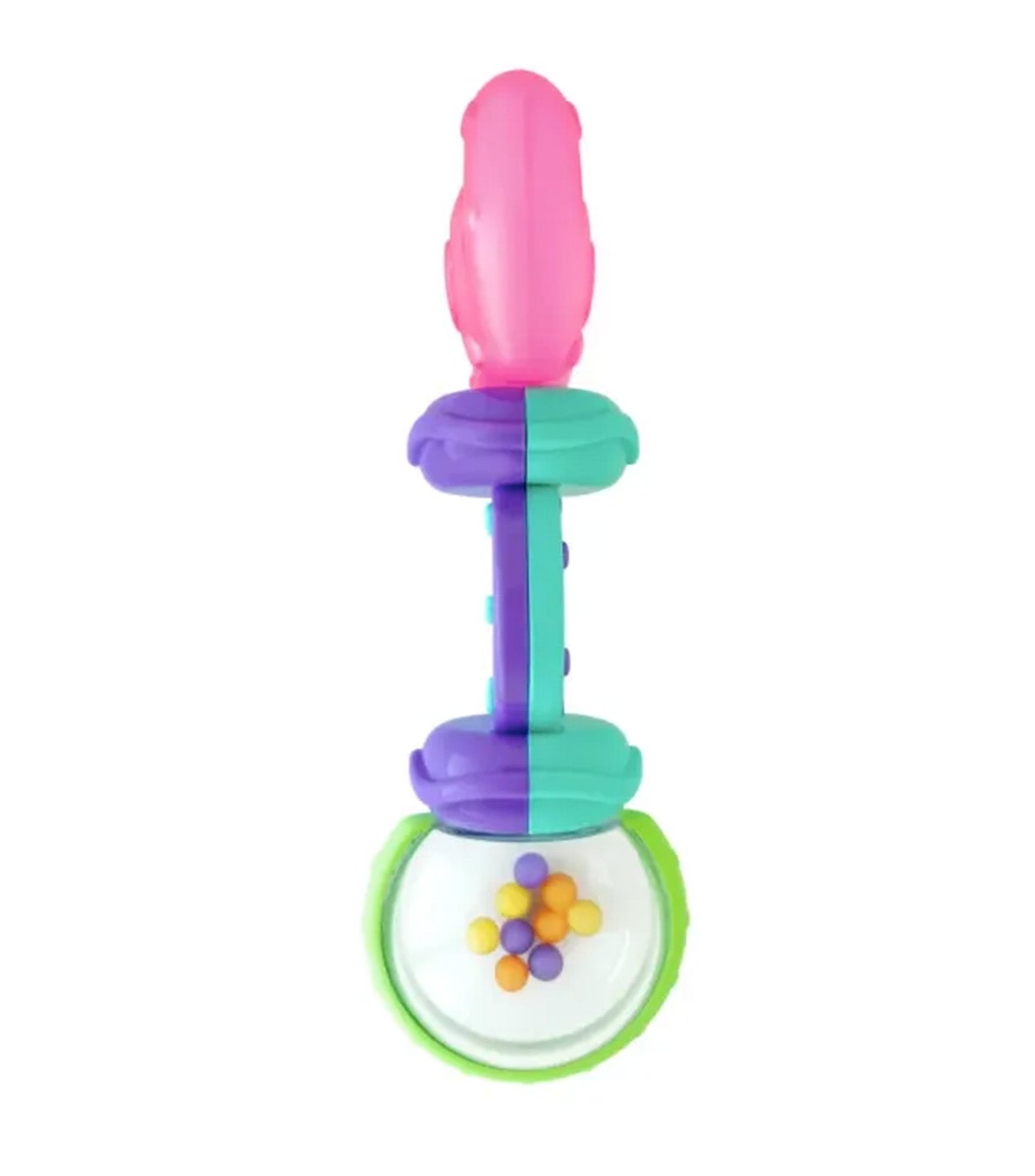 Bright Starts Pink Rattle and Teether