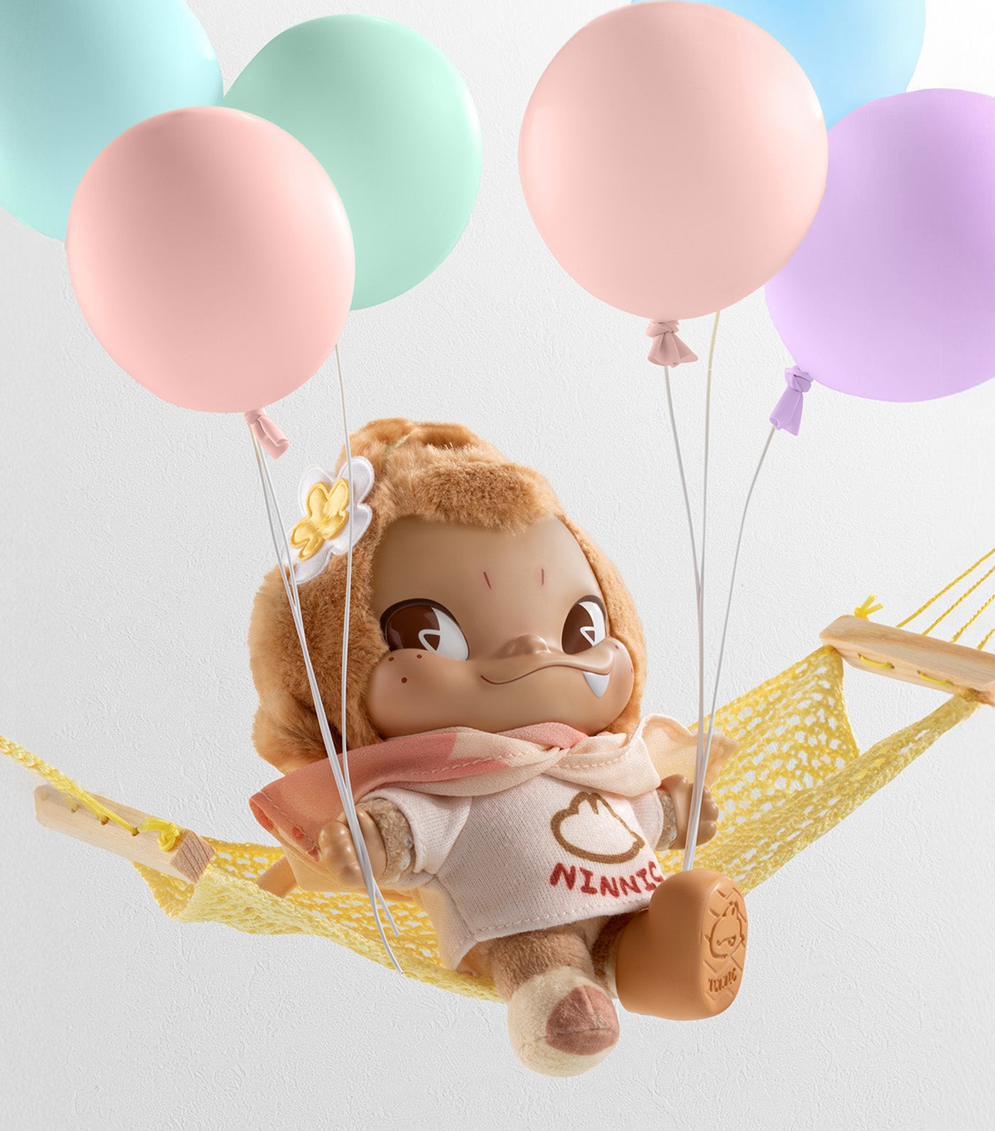 Ninnic Wild and Free Plush Keychain