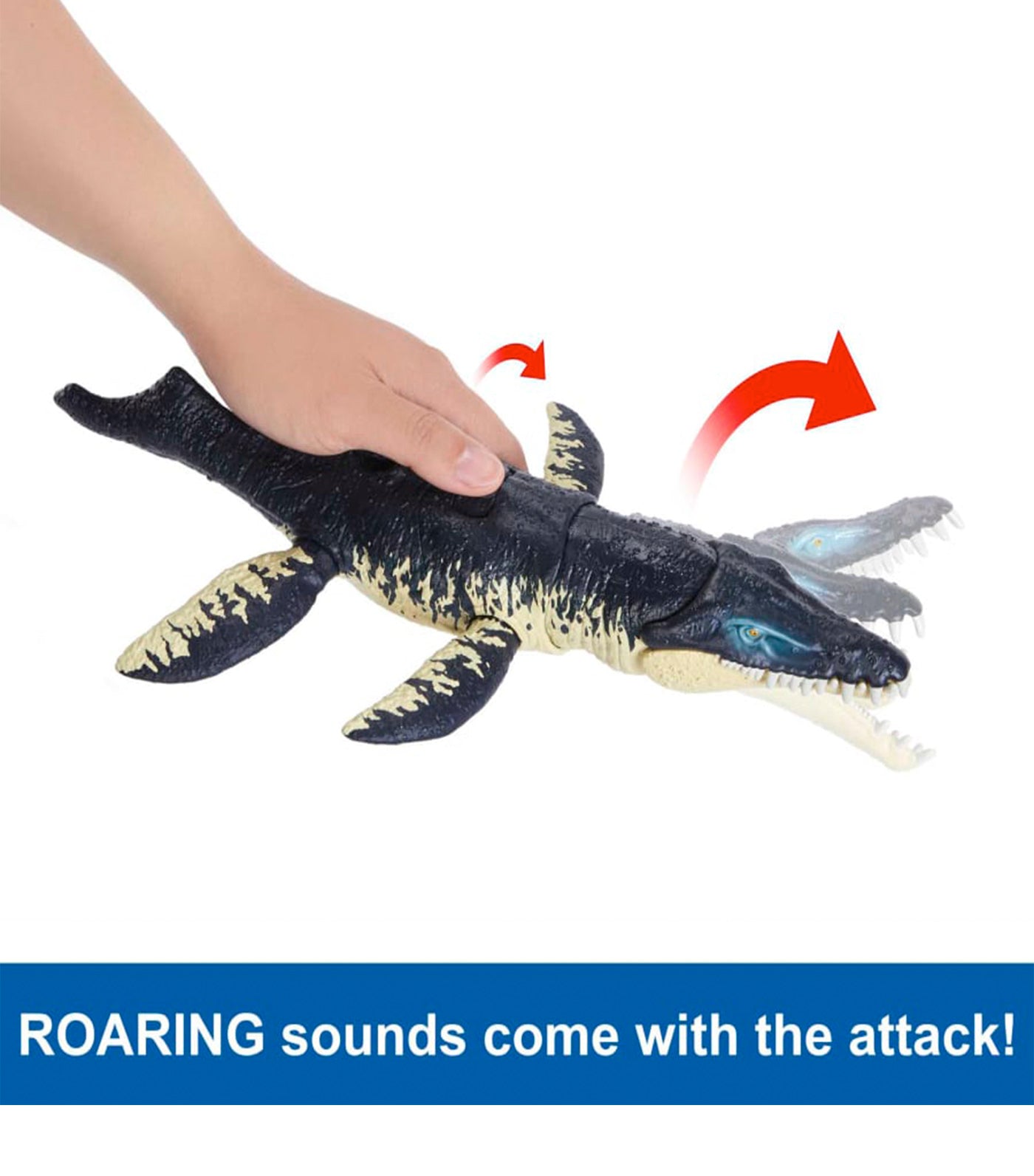 Jurassic World Wild Roar Kronosaurus Dinosaur Toy Figure With Sound