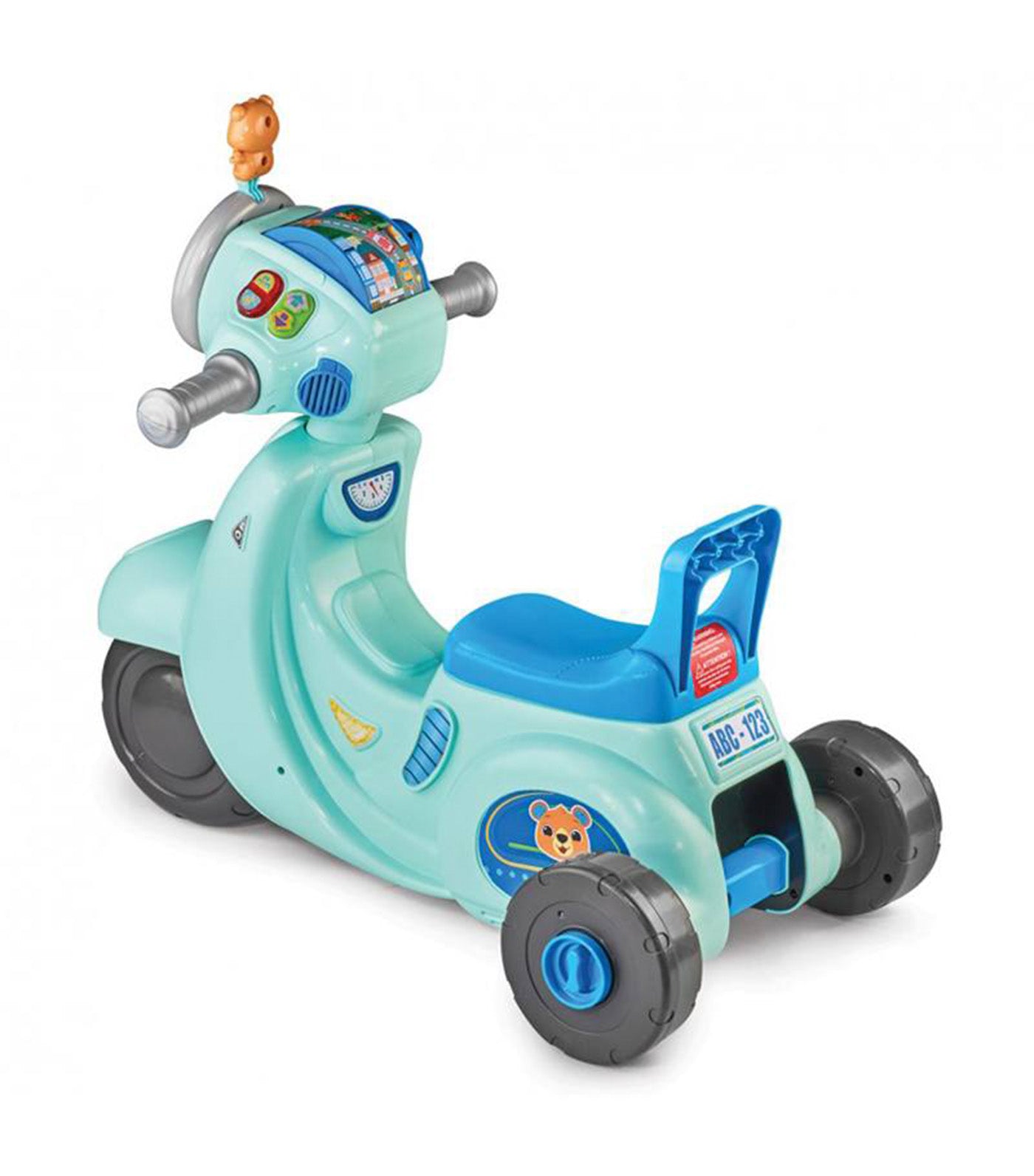 2-in-1 Ride and Balance Scooter Teal