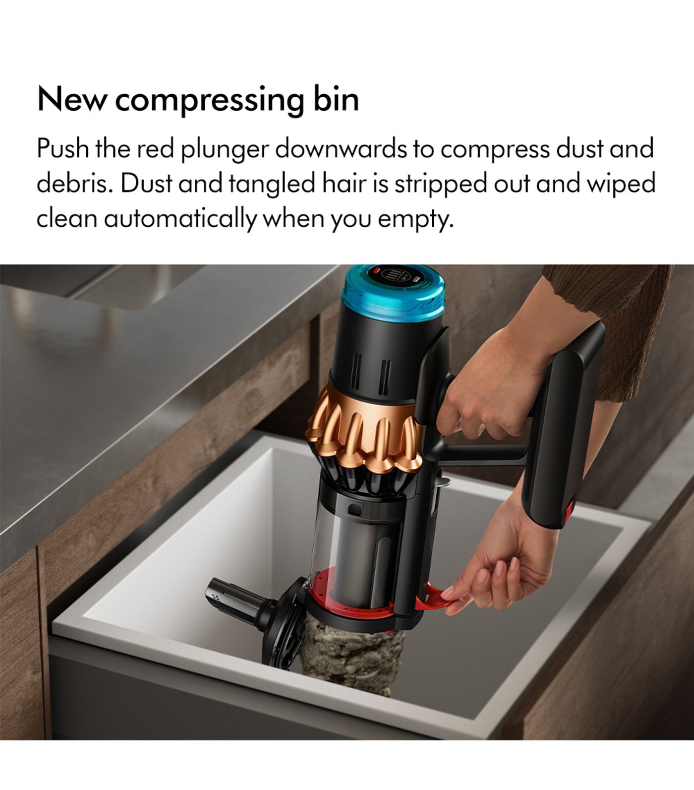 V16 Piston Animal Cordless Vacuum Bright Copper