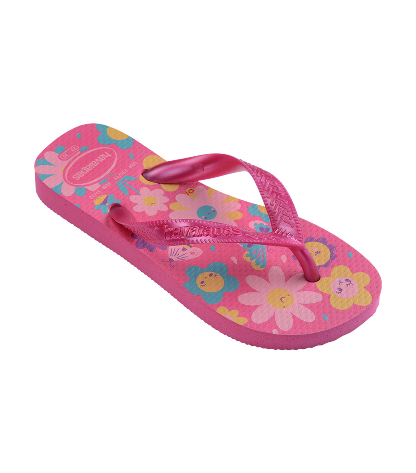 Kids Flores Flip Flops