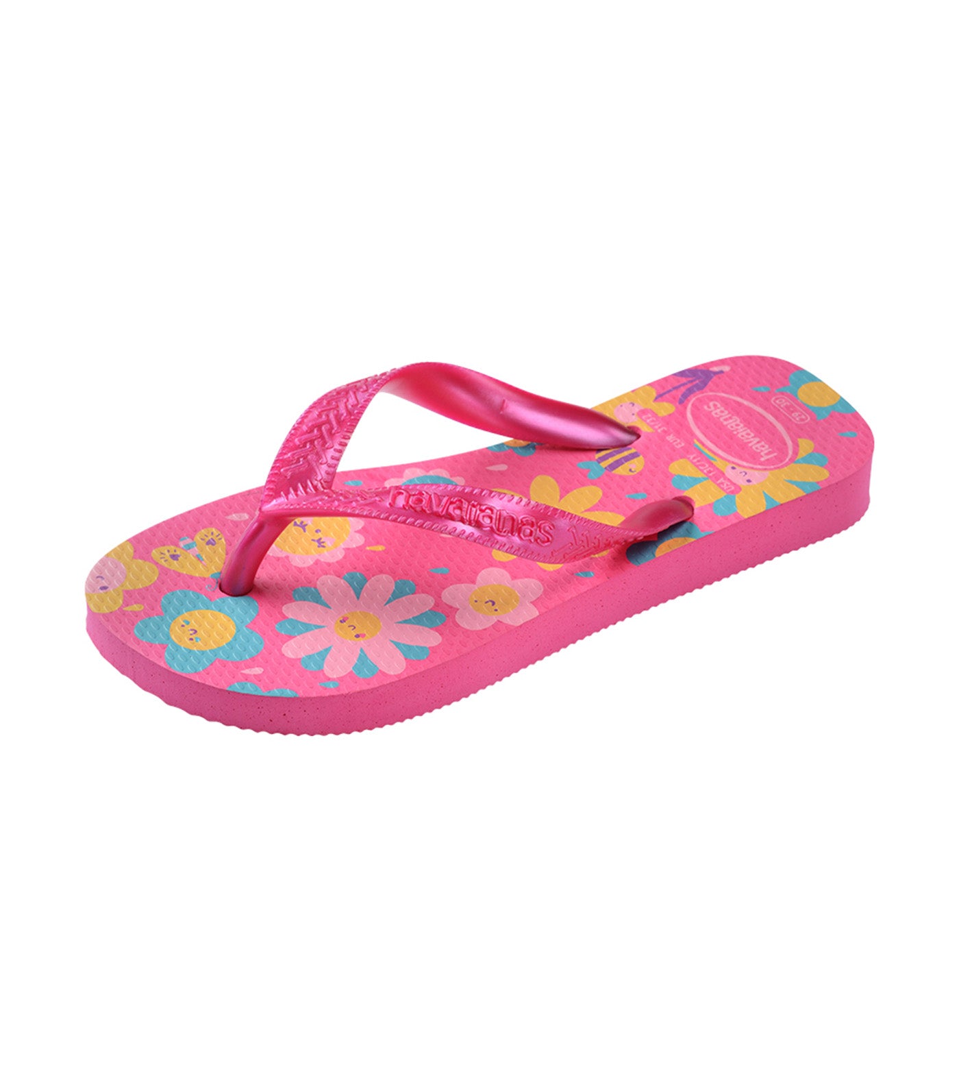 Kids Flores Flip Flops