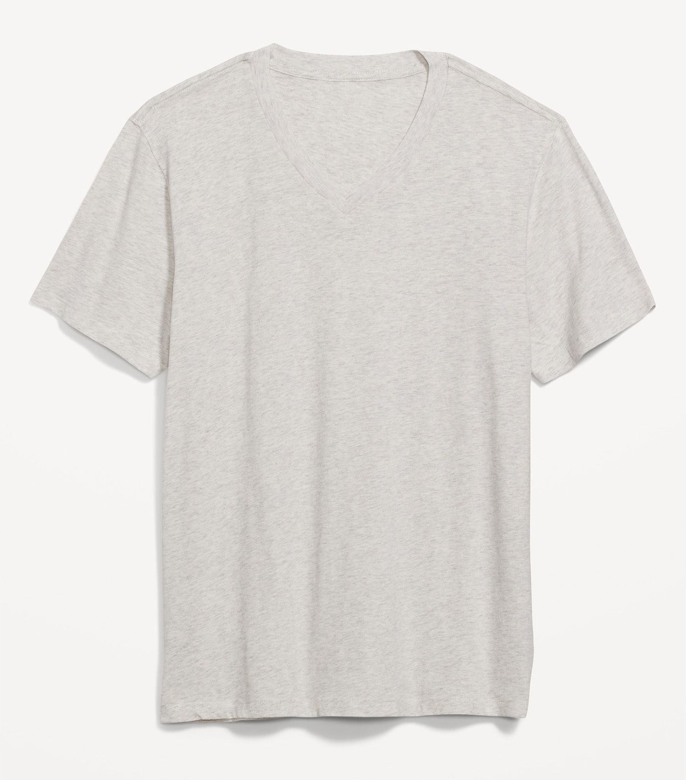 Soft-Washed V-Neck T-Shirt for Men Oatmeal Heather