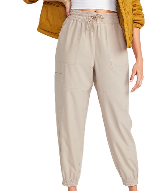 High-Waisted StretchTech Cargo Ankle Pants for Women, Old Navy