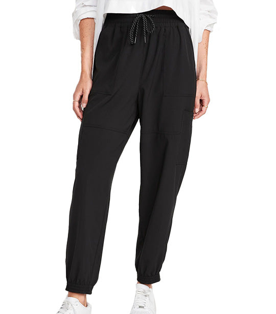 High waisted best sale cargo jogger pants