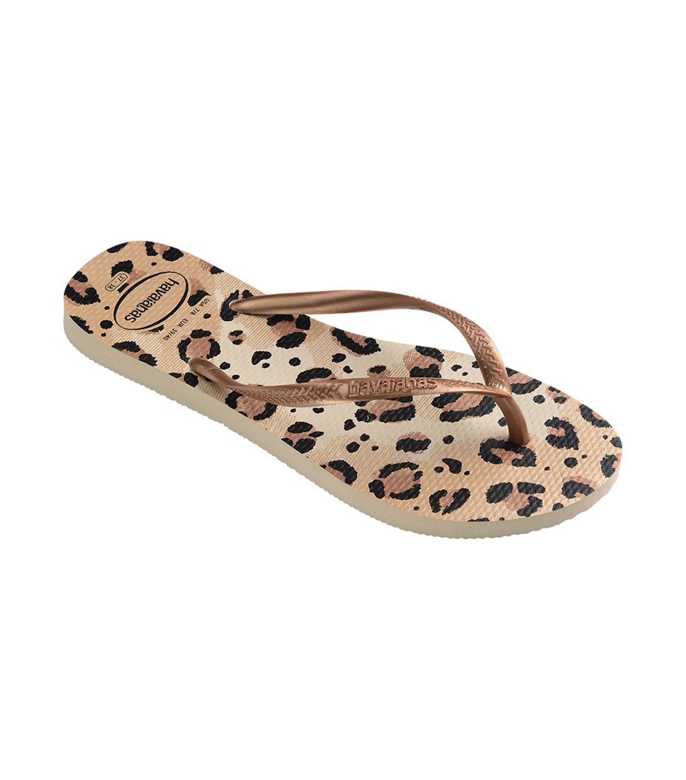Slip Animals Flip Flops Beige/Beige
