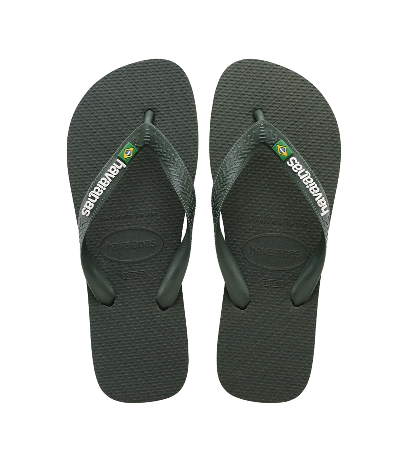 Brasil Logo Green Olive/Green Olive