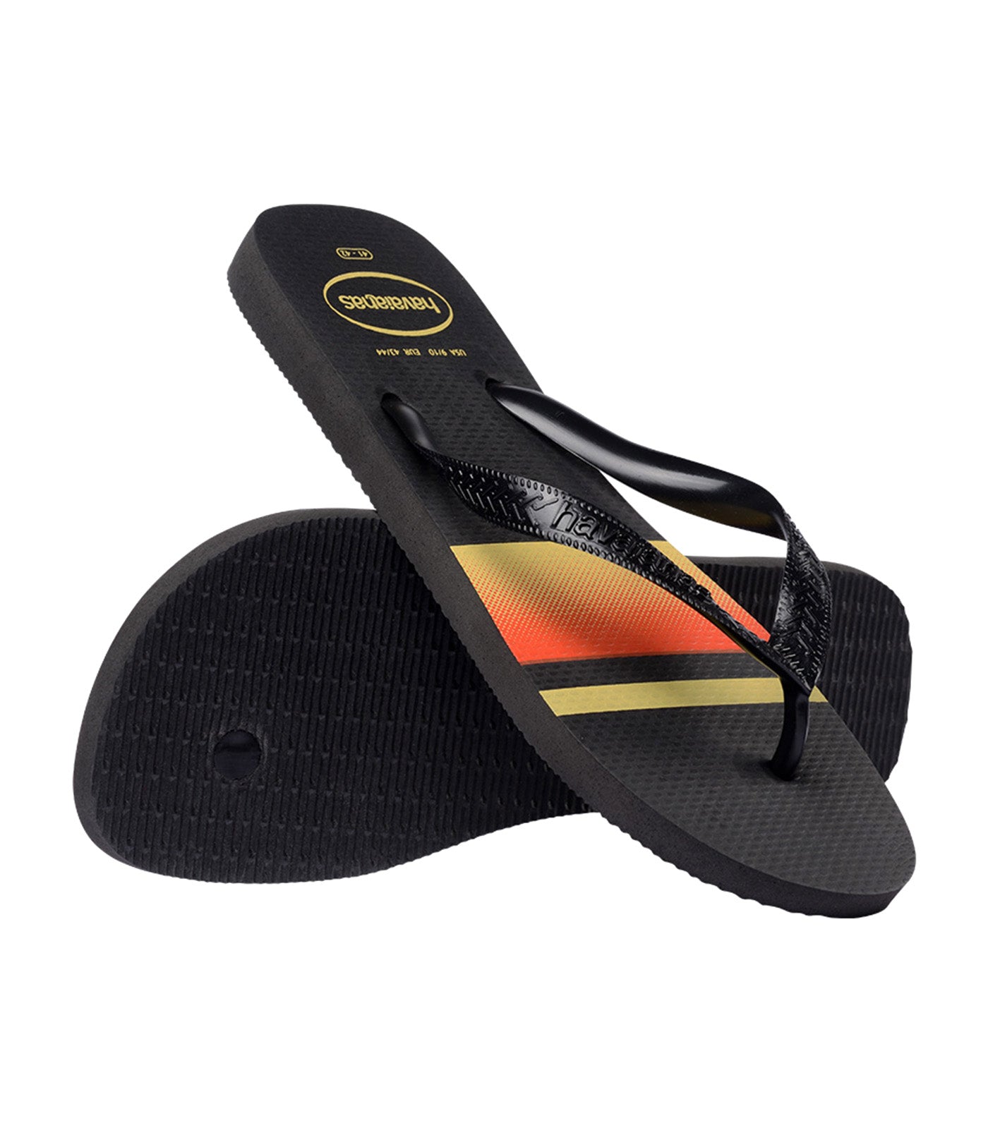 Top Basic Flip Flops Black/Black/Black/Black