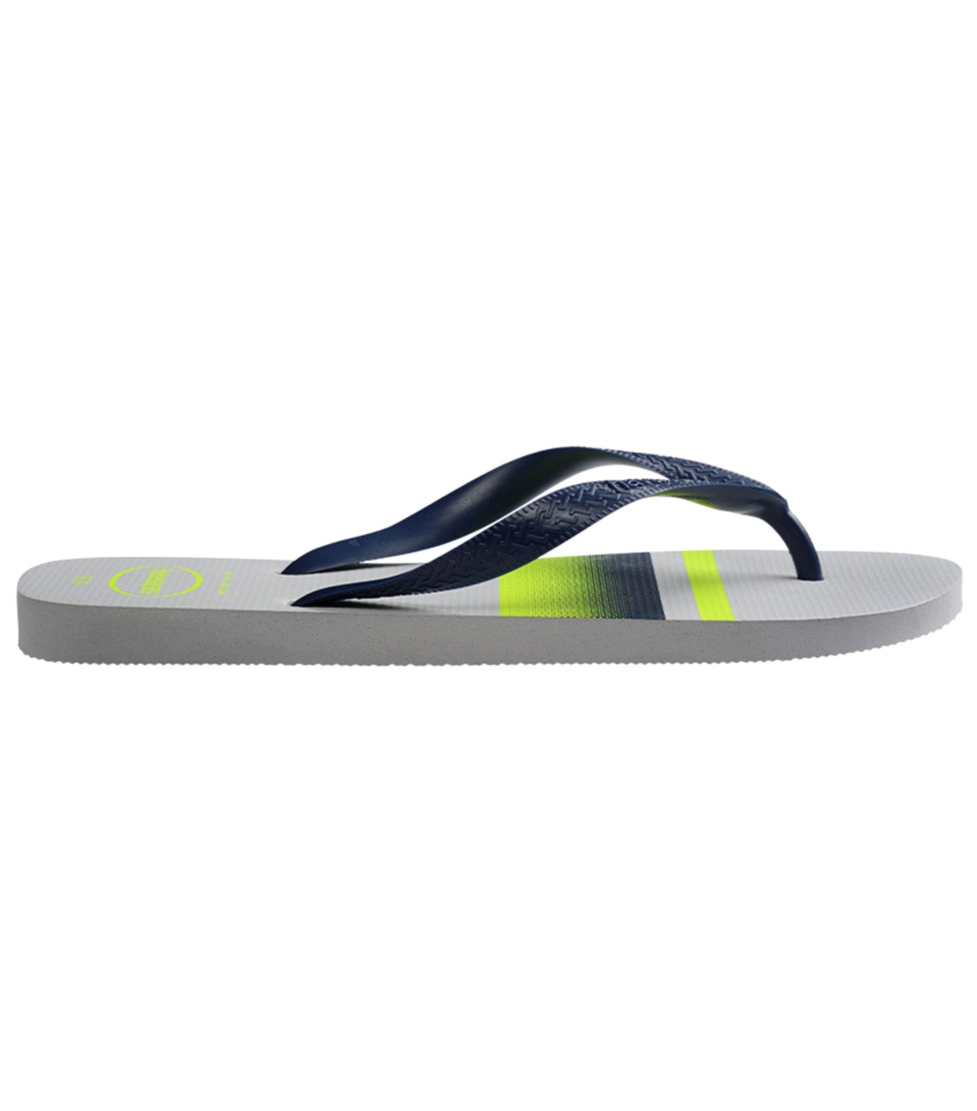Top Basic Flip Flops Grey/Navy Blue