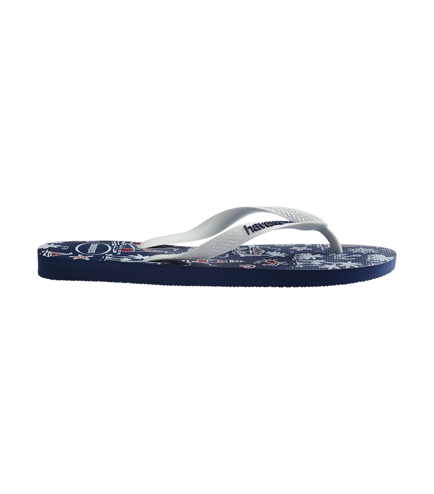 Havaianas Top Nautical Flip Flops Navy/Navy/White