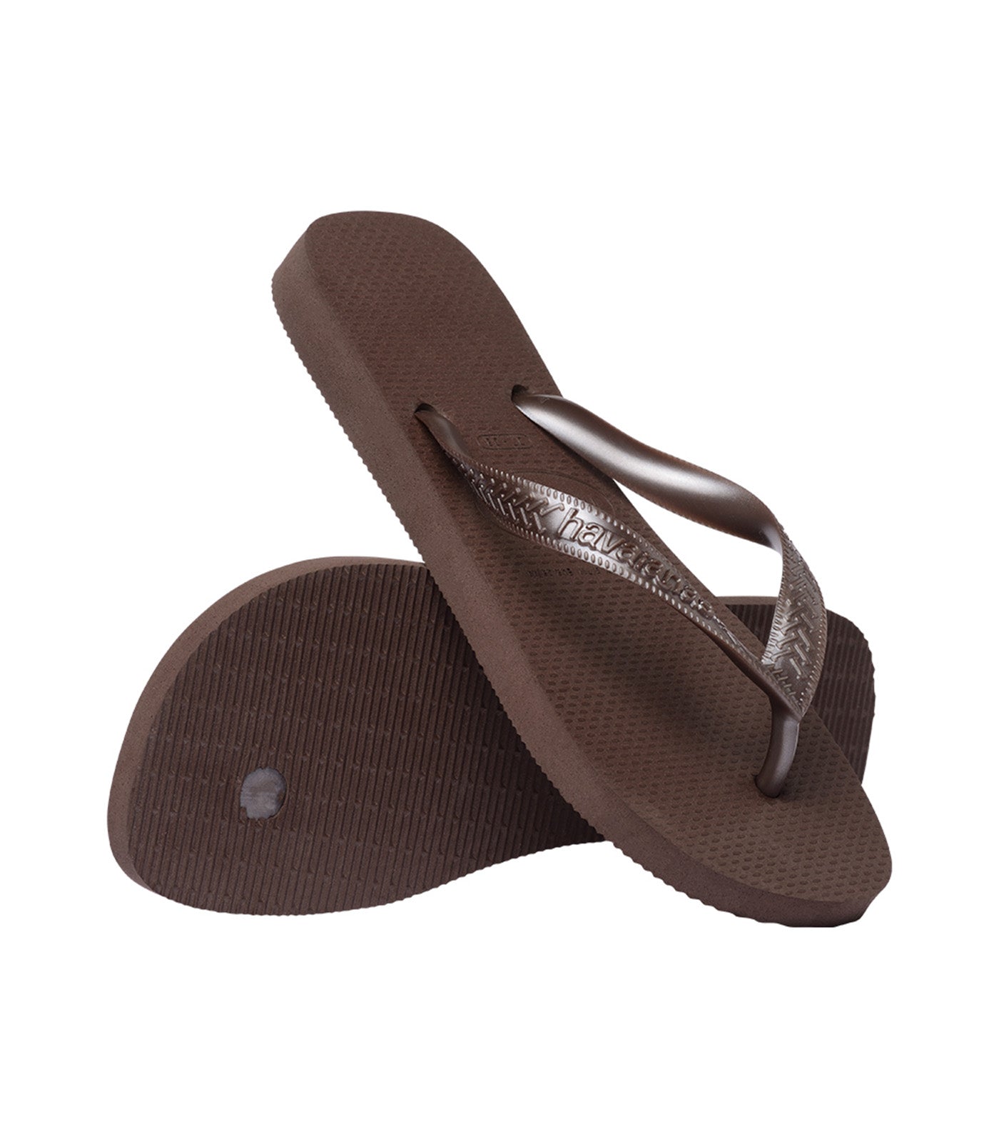 Top Tiras Flip Flops Dark Brown