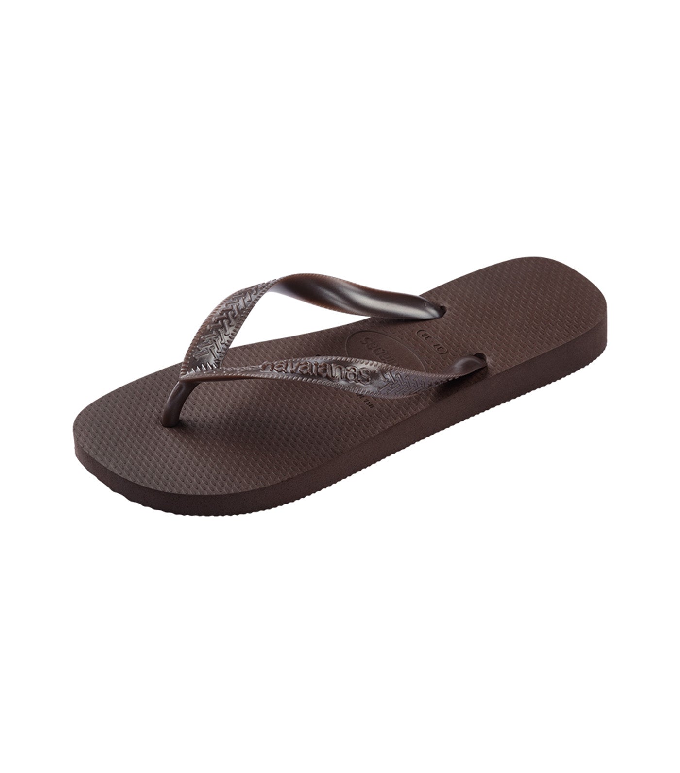 Top Tiras Flip Flops Dark Brown