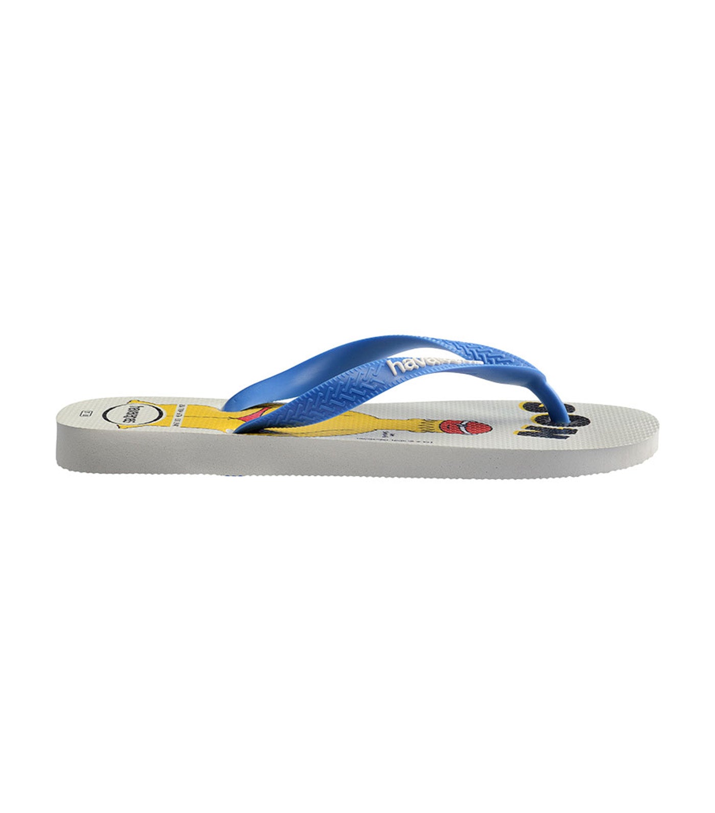 Simpsons Flip Flops White/Blue