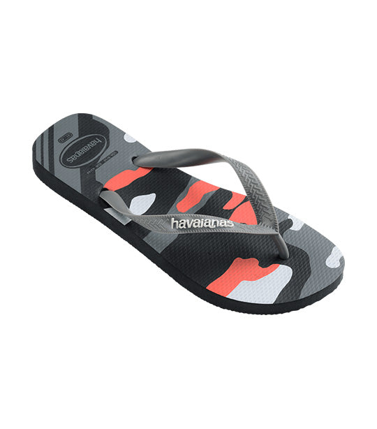 Top Camu Flip Flops New Graphite