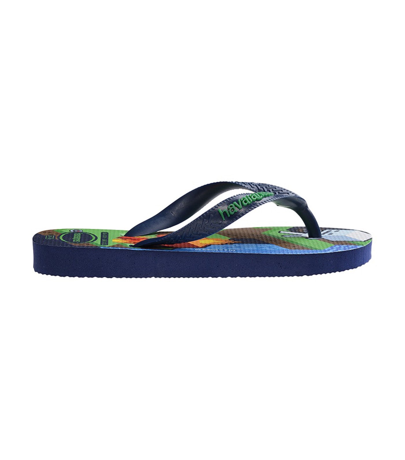 Havaianas Top Minecraft Flip Flops Navy Blue