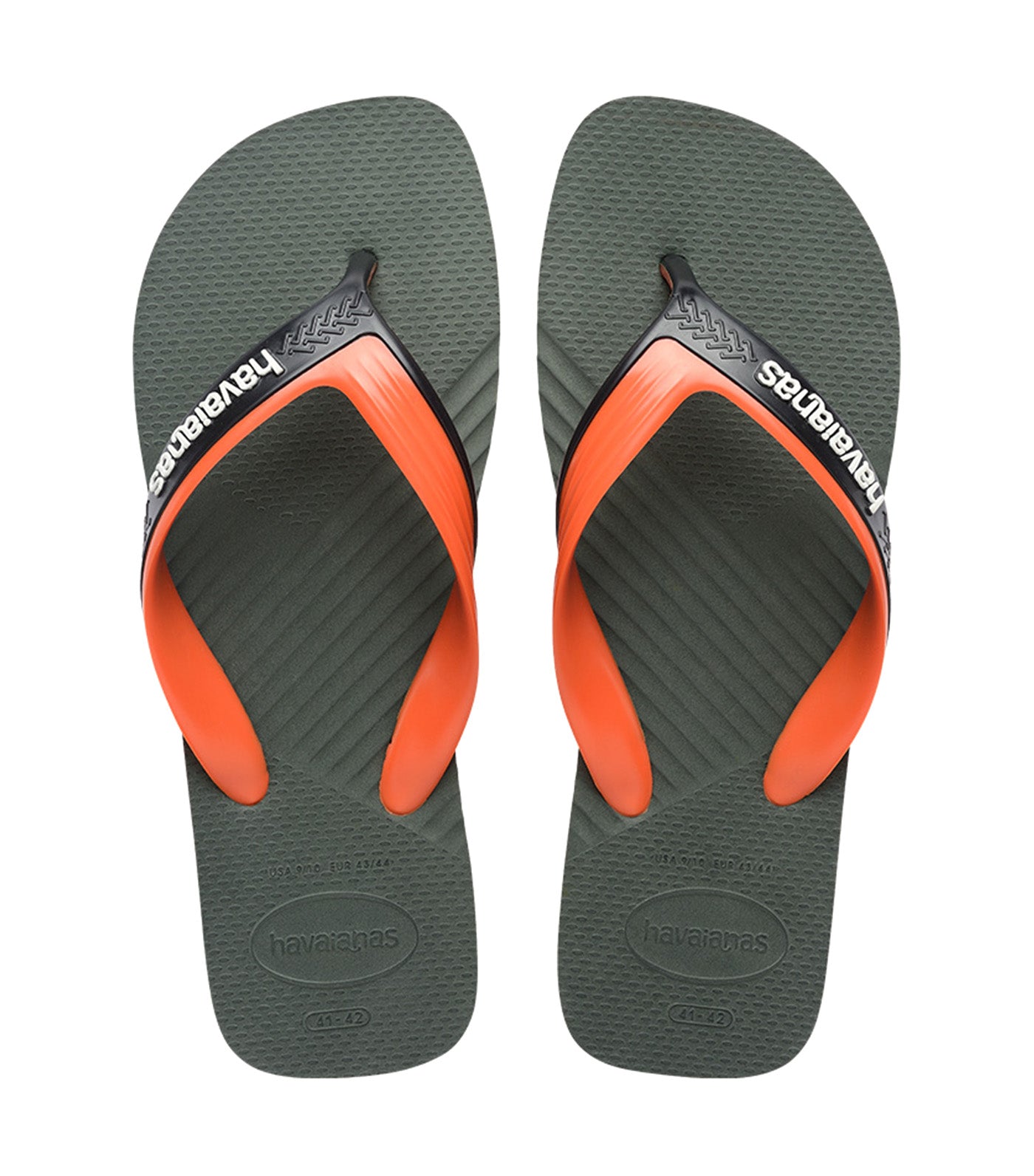 Dual Flip Flops Green Olive/Green Olive