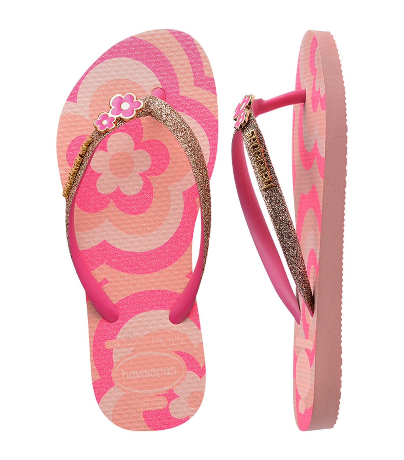 Kids Slim Glitter II Flip Flops