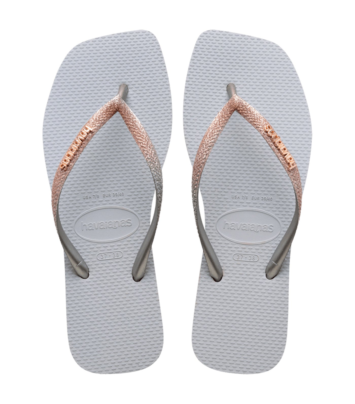 Slim glitter flip flop havaianas on sale