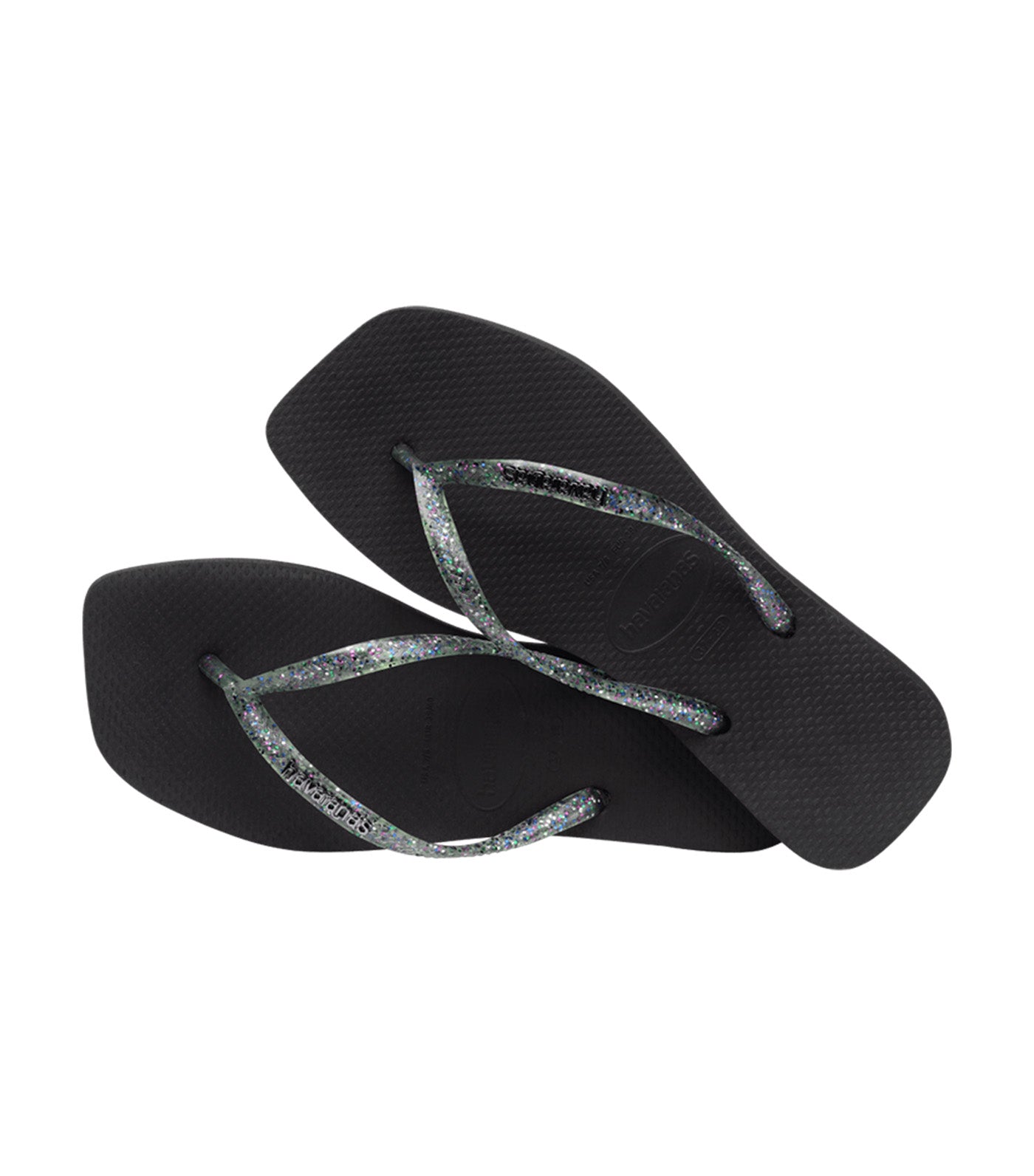 Havaianas black metallic logo on sale