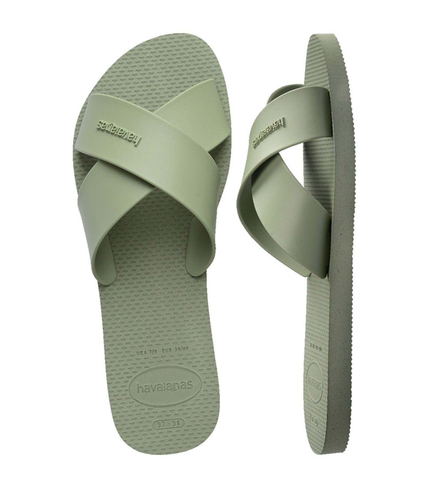 Havaianas Aqua Sandals Smoke Green