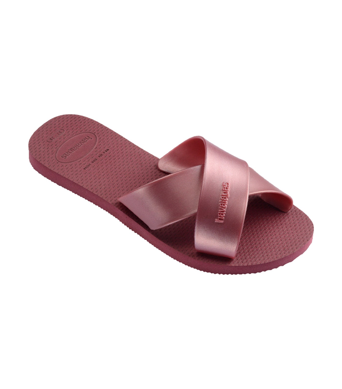Havaianas Aqua Metallic Sandals Amaranth