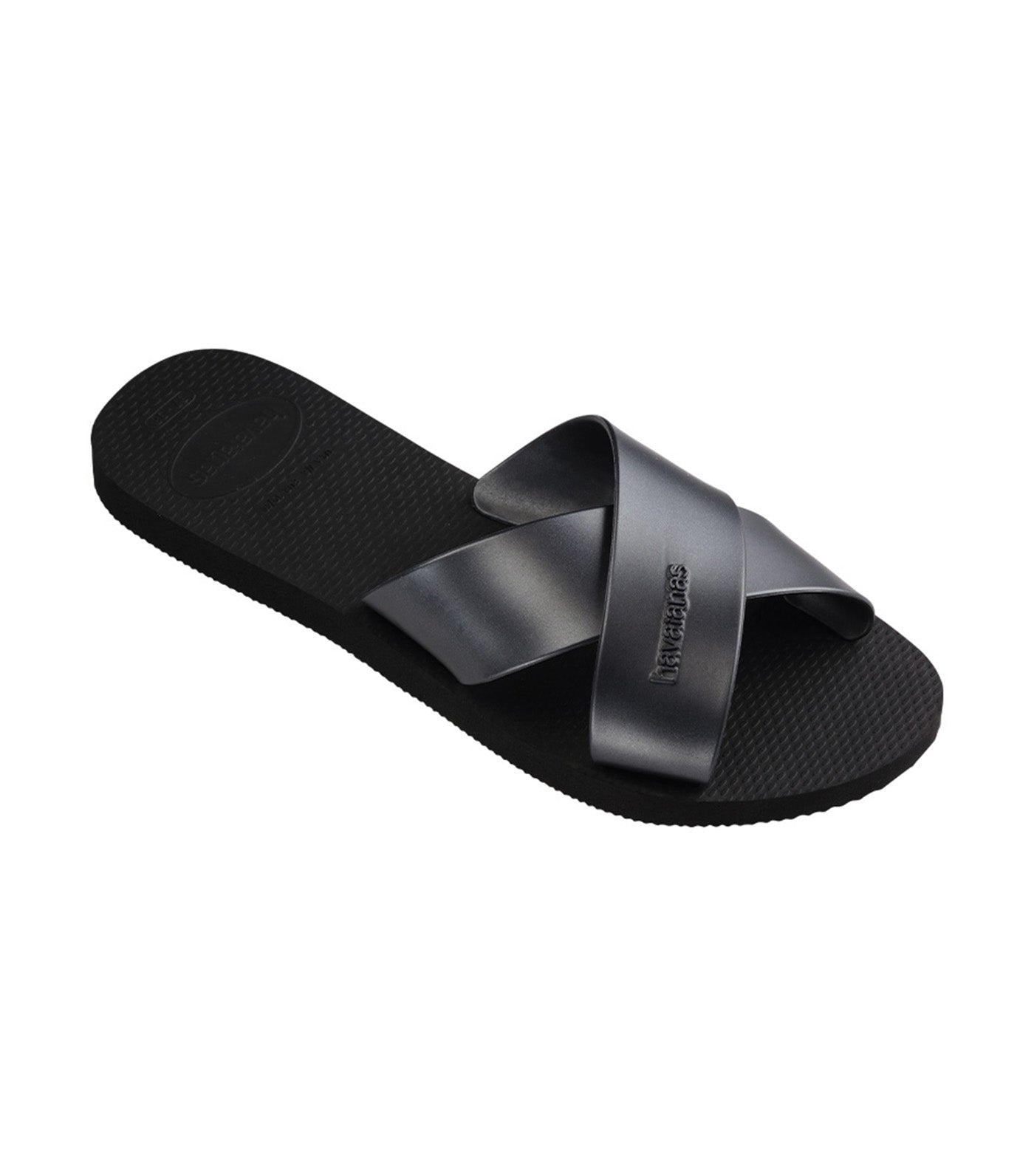 Havaianas Aqua Metallic Sandals Black
