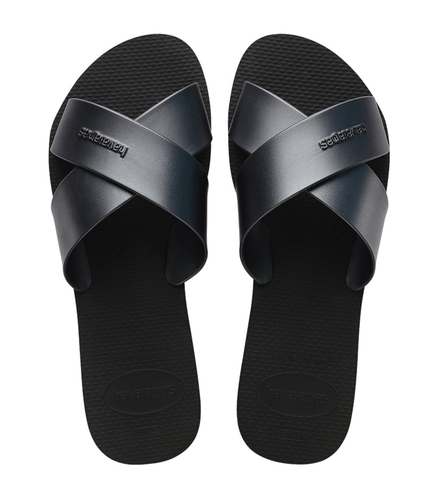 Havaianas Aqua Metallic Sandals Black