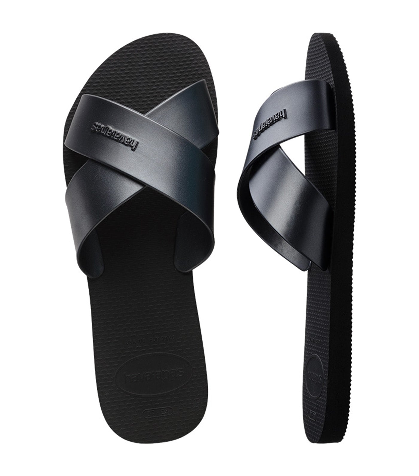 Havaianas Aqua Metallic Sandals Black