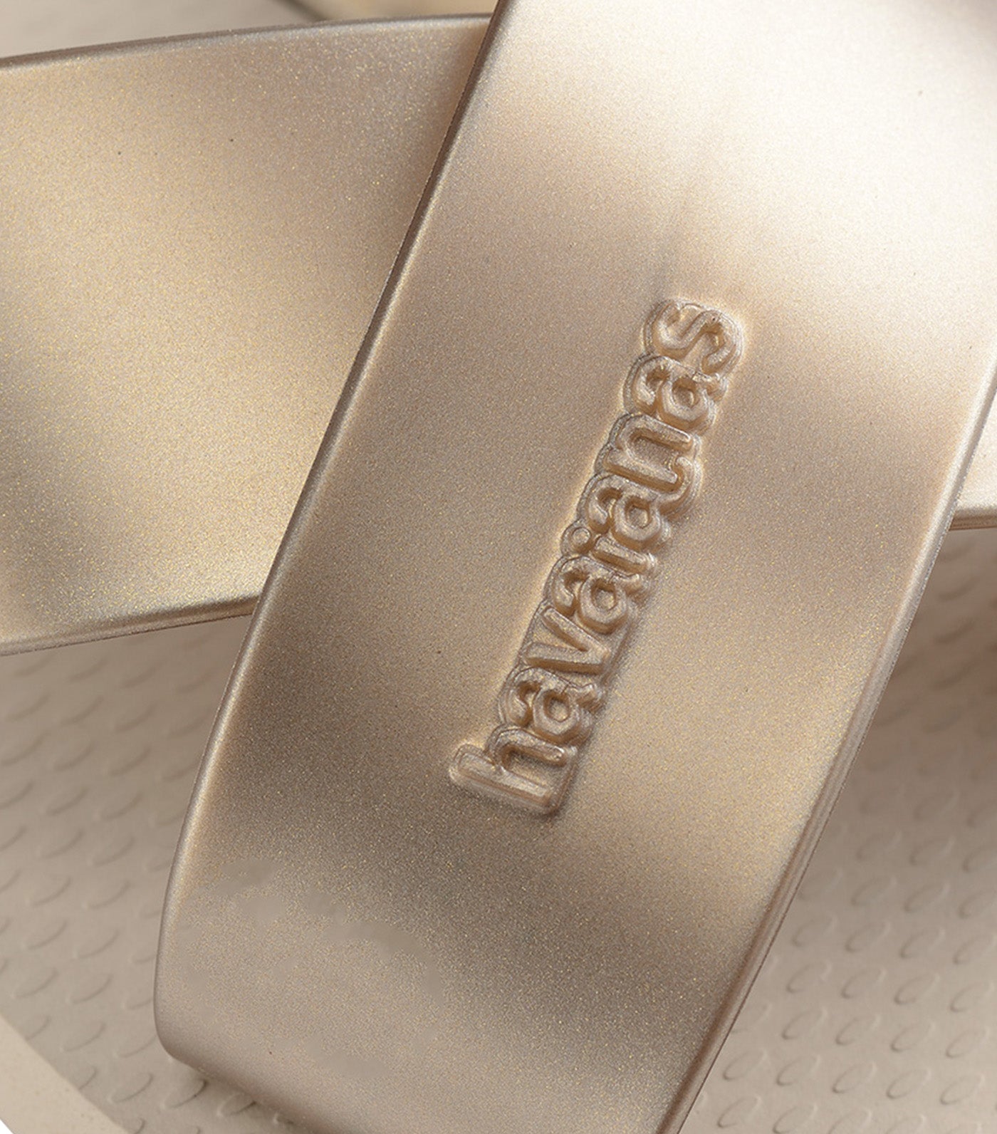 Havaianas Aqua Metallic Sandals Beige