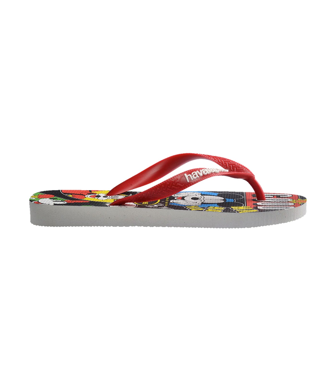 Top Disney Classics Flip Flops White/Red Apache