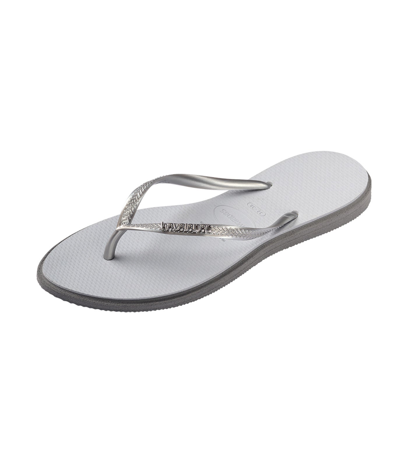 Havaianas Slim Point Flip Flops Steel Gray