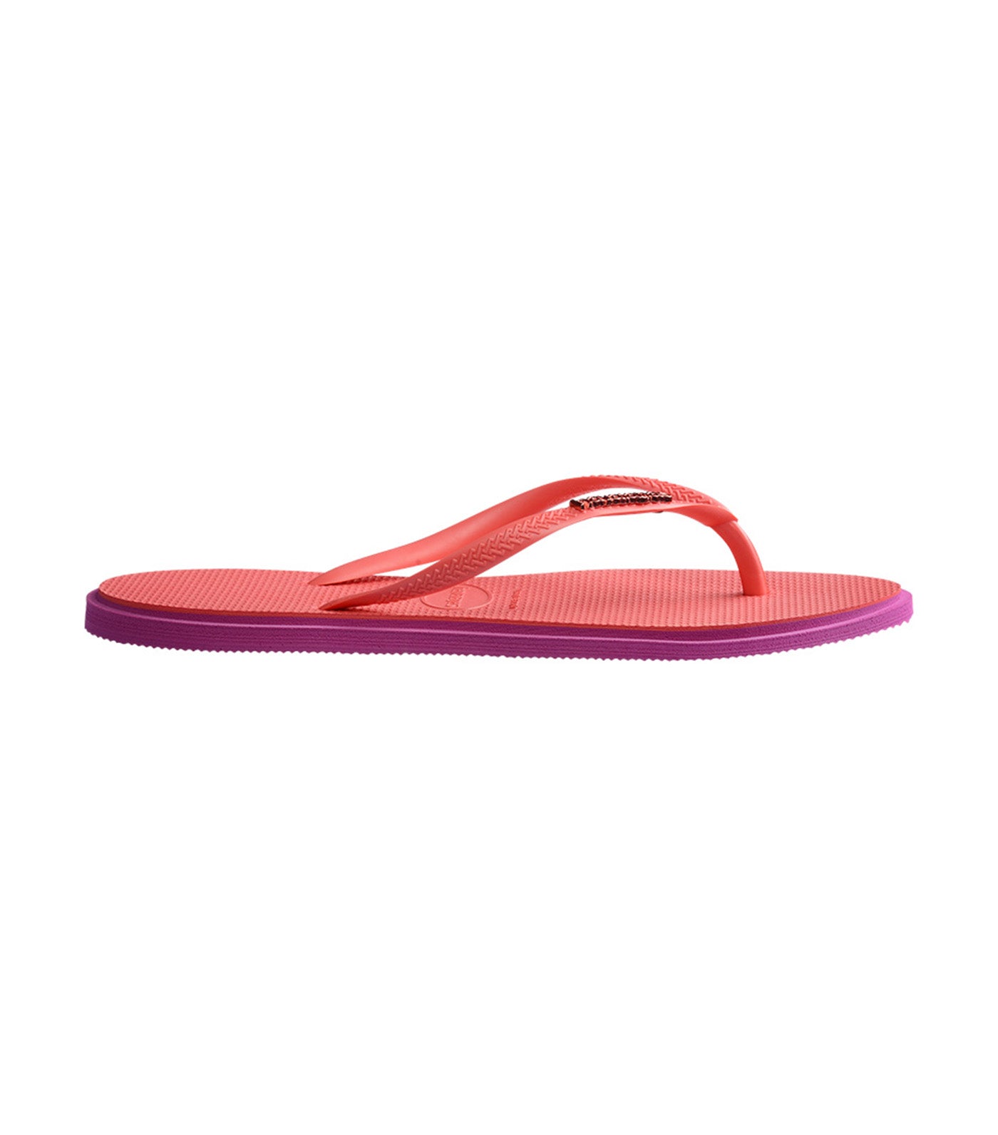 Havaianas Slim Point Flip Flops Rose Gum/Tropical Coral