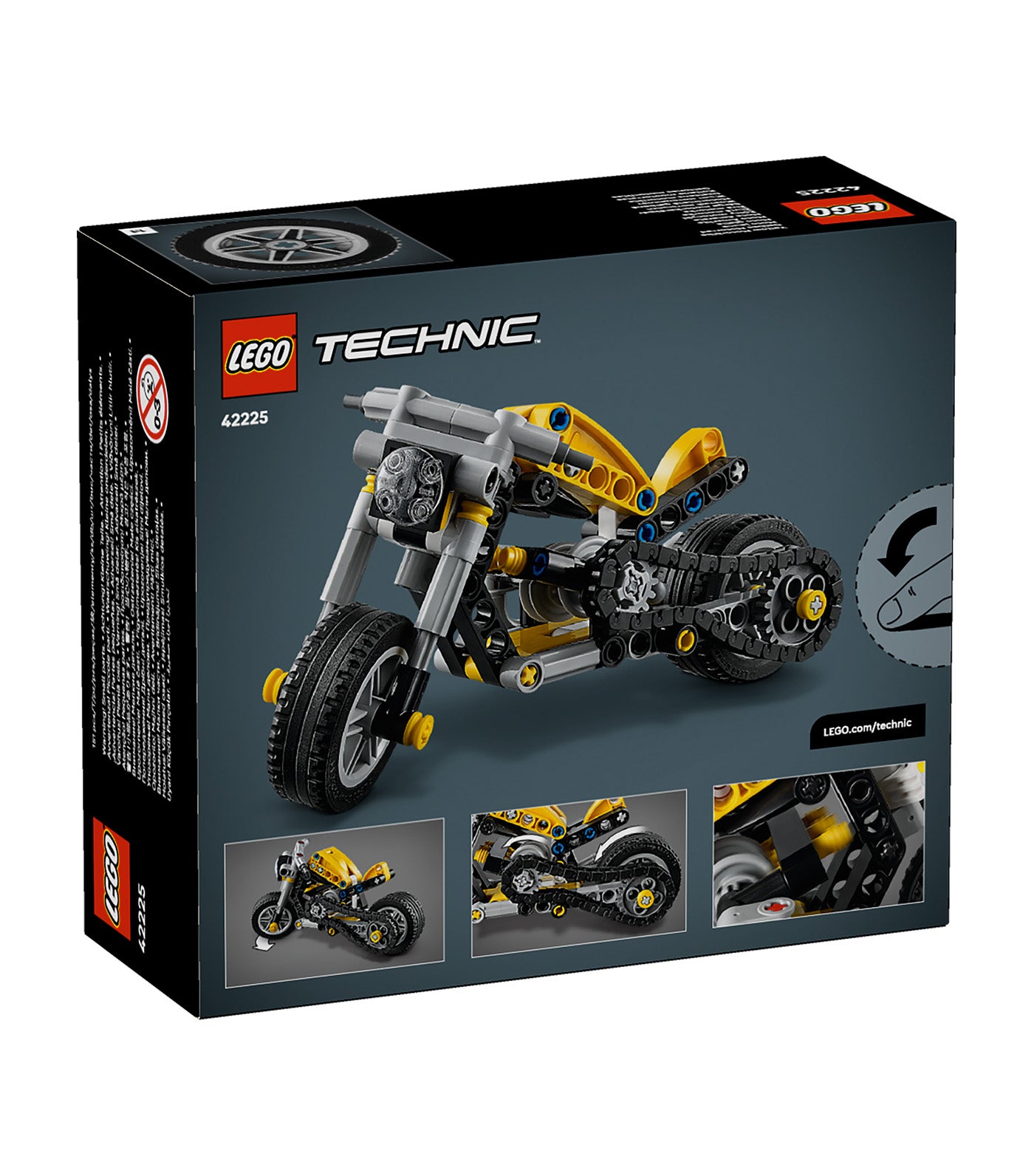 Technic™ Yellow Motorcycle