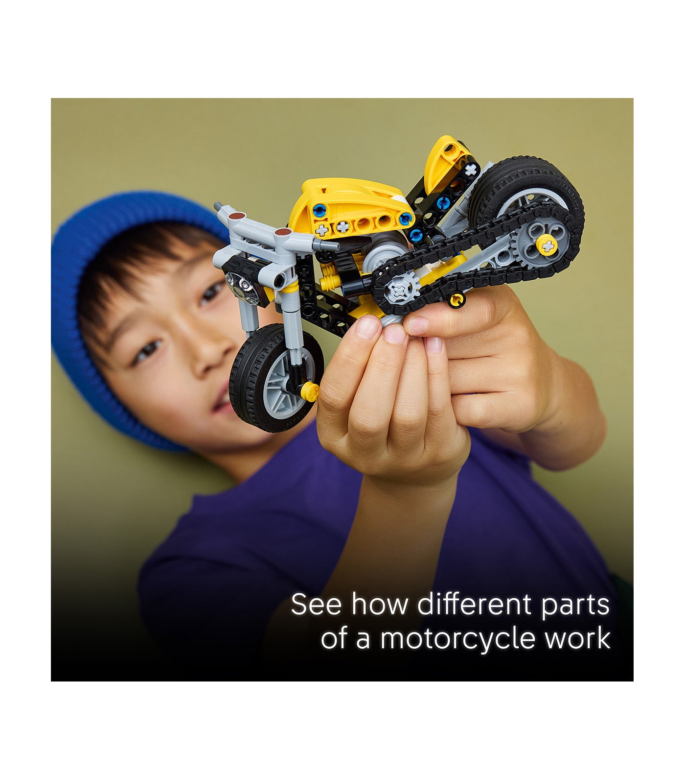 Technic™ Yellow Motorcycle