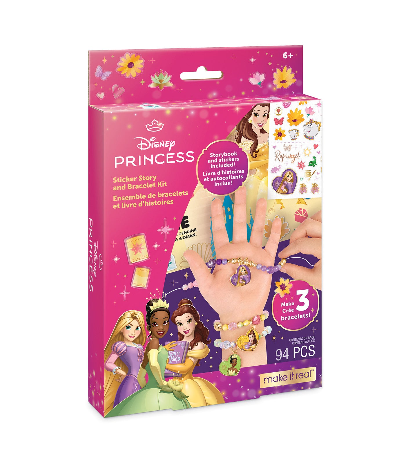 Disney Princess Sticker Story and Bracelet Kit