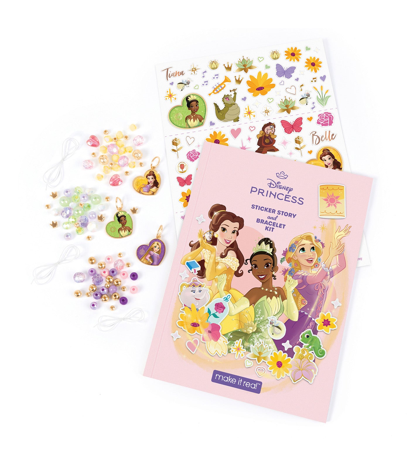 Disney Princess Sticker Story and Bracelet Kit