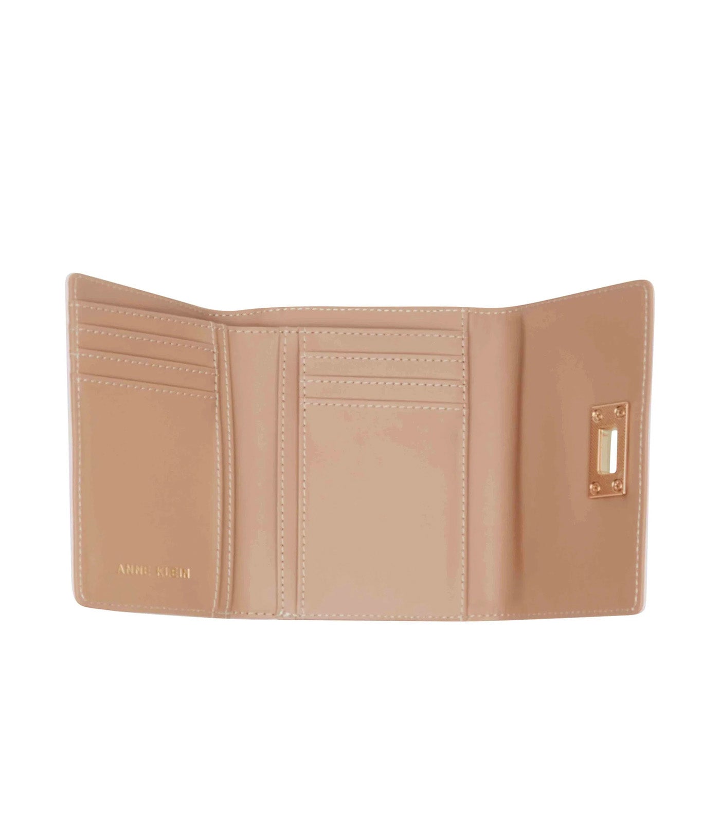 Medium Flap Turn Lock Wallet Petal