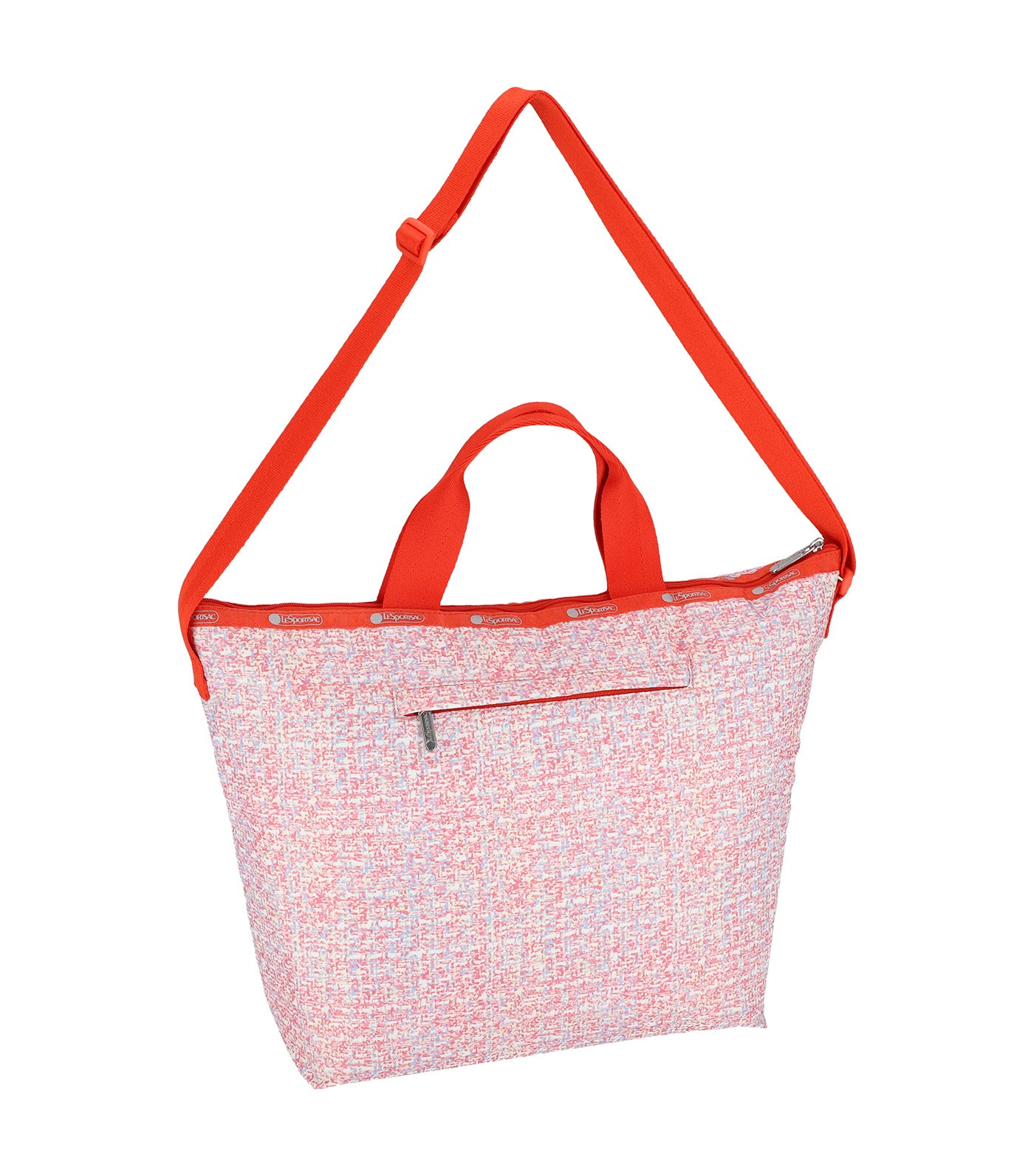 Deluxe Easy Carry Tote Weave Pink