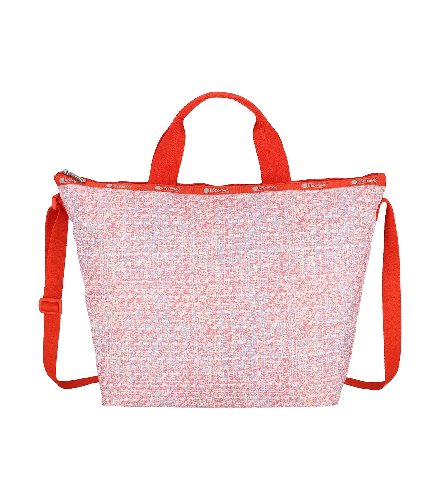 Deluxe Easy Carry Tote Weave Pink