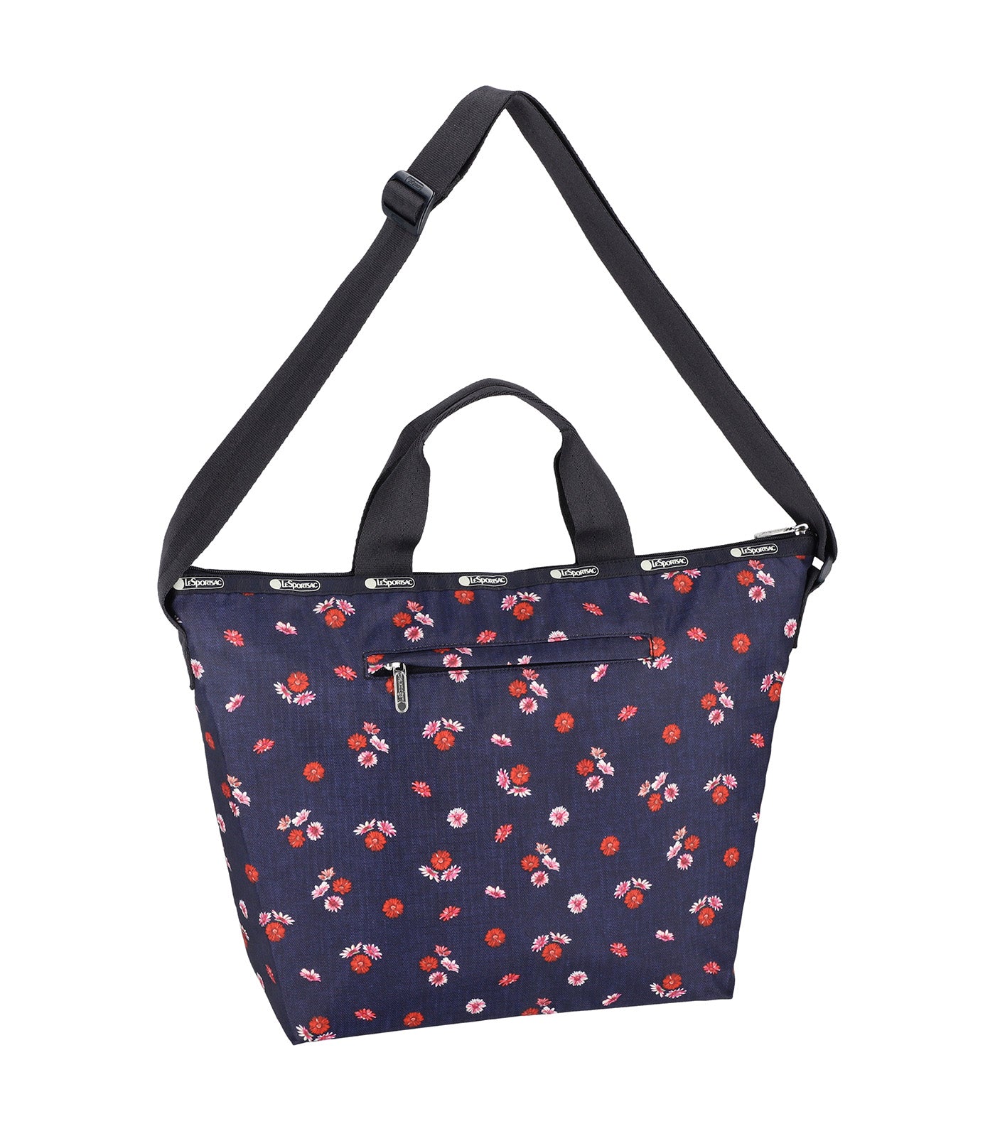 LeSportsac Deluxe Easy Carry Tote Denim Daisy