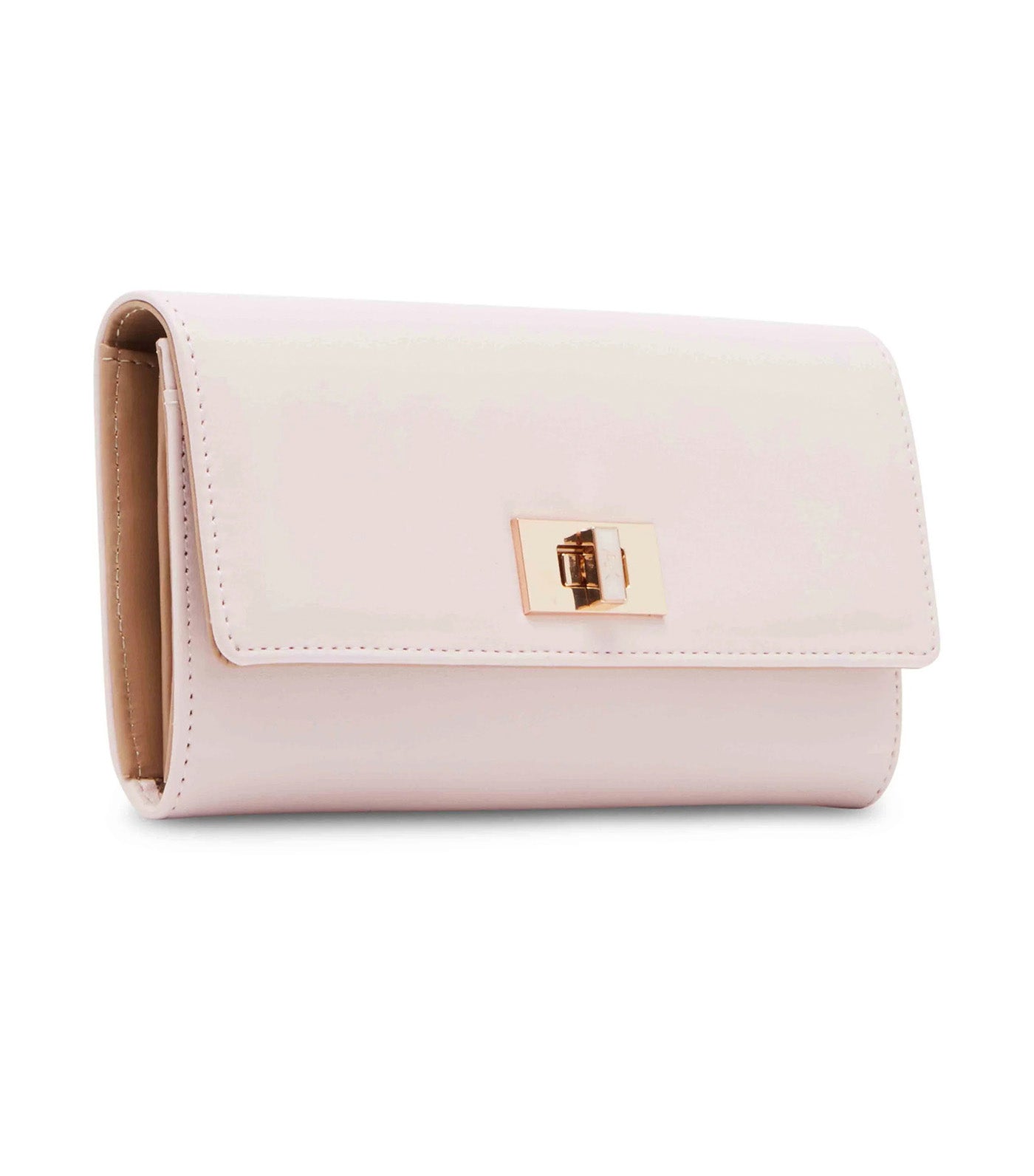 Turn Lock Flap Wallet Petal