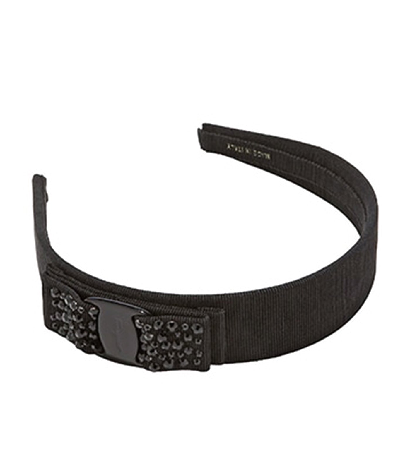 Vara Bow Swarovski Headband Black