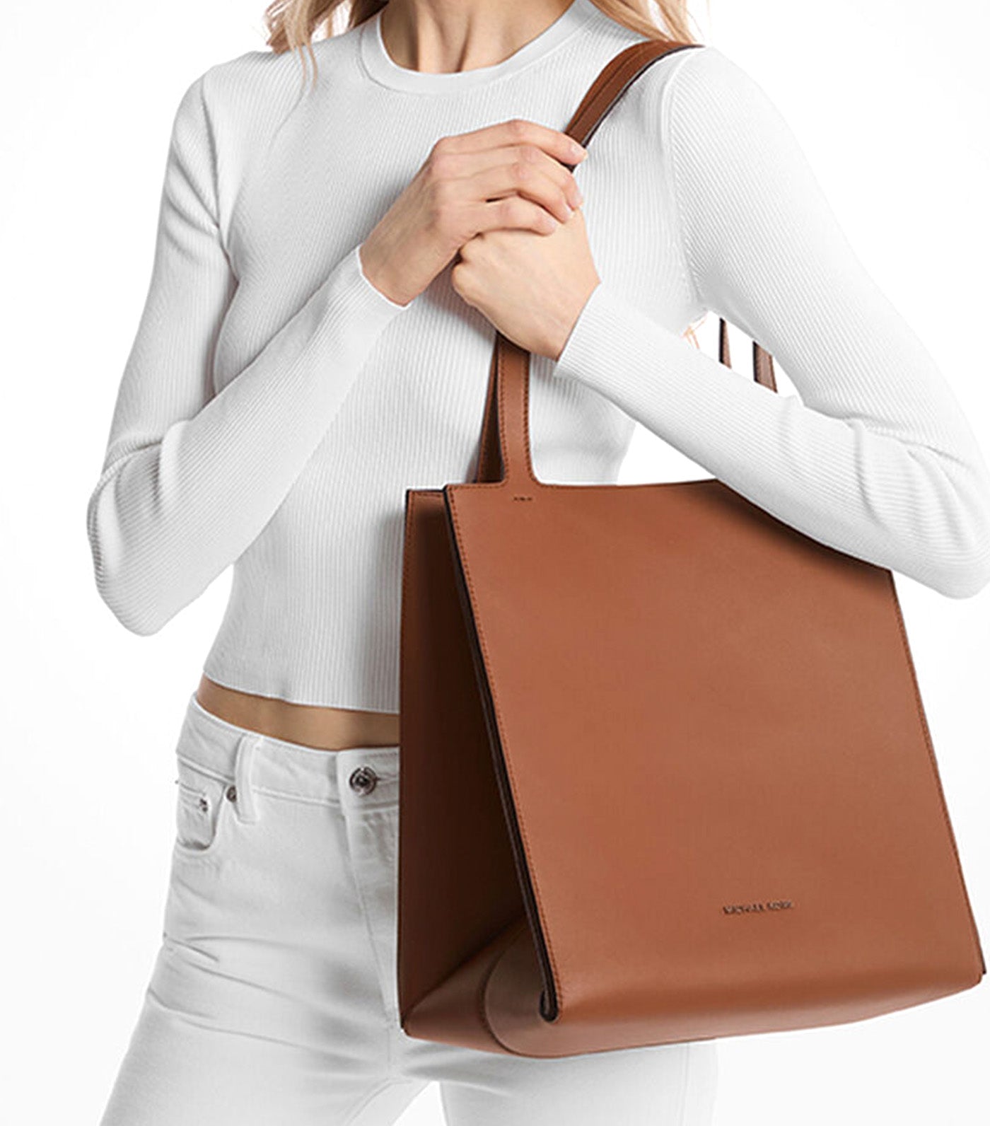 Jordi Large Leather Tote Bag