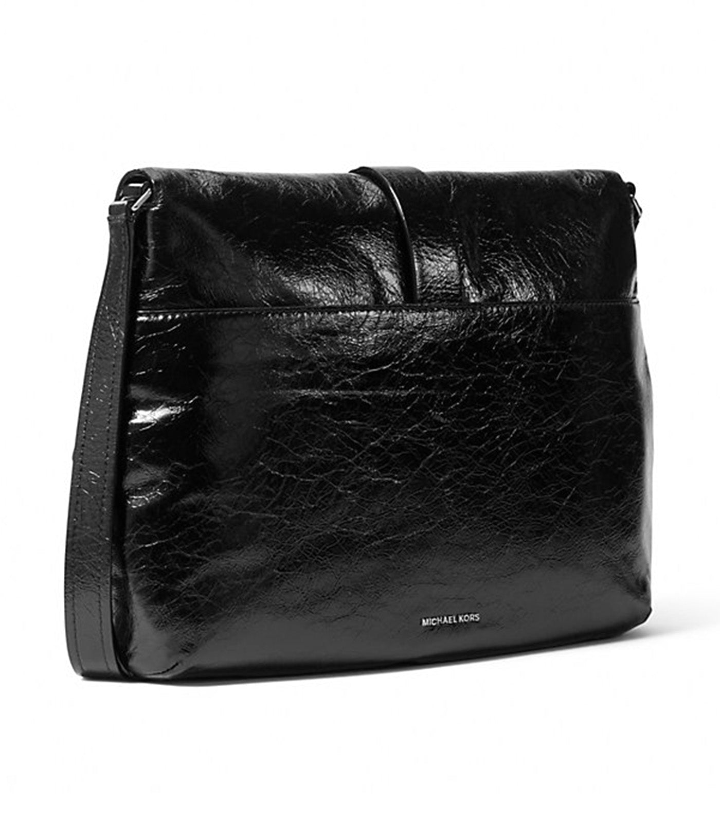 Darrington Large Crackled Leather Shoulder Bag