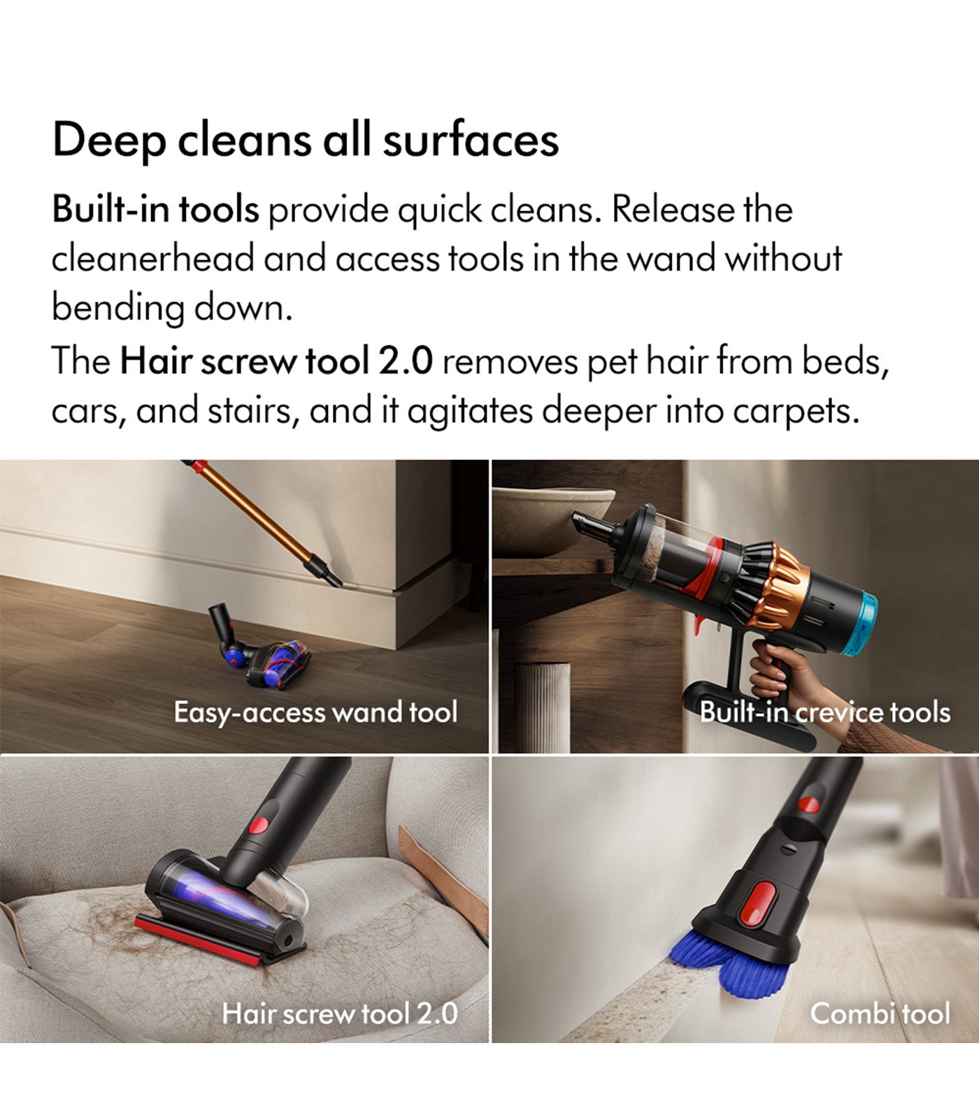 V16 Piston Animal Cordless Vacuum Bright Copper