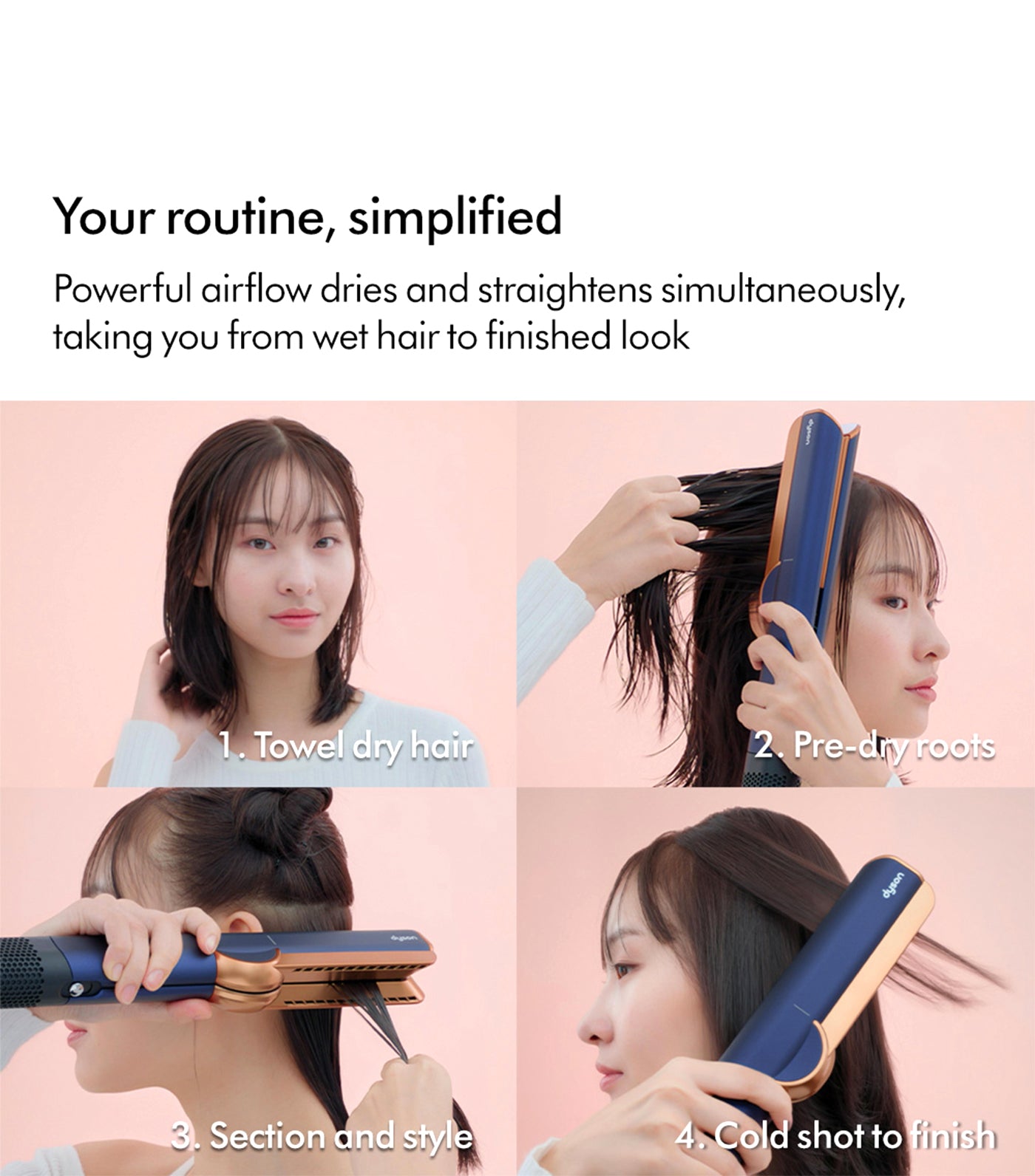 Dyson Airstrait™ Straightener Nickel/Copper | Rustan's